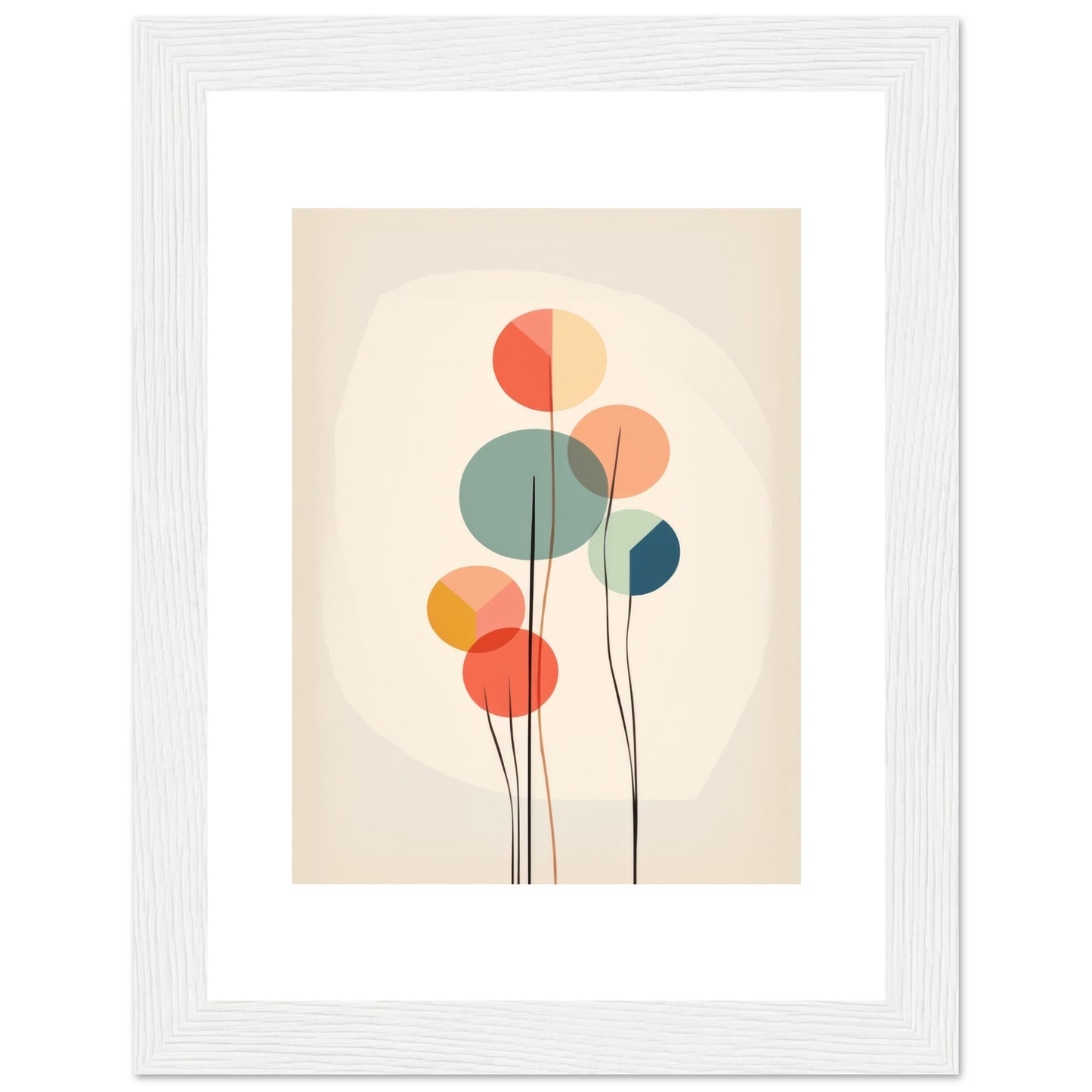 Balloons - Minimalist Wall Art Print