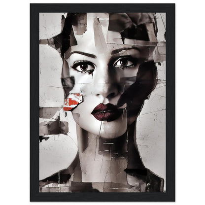 Put Together - Abstract Wall Art Collage Woman Face