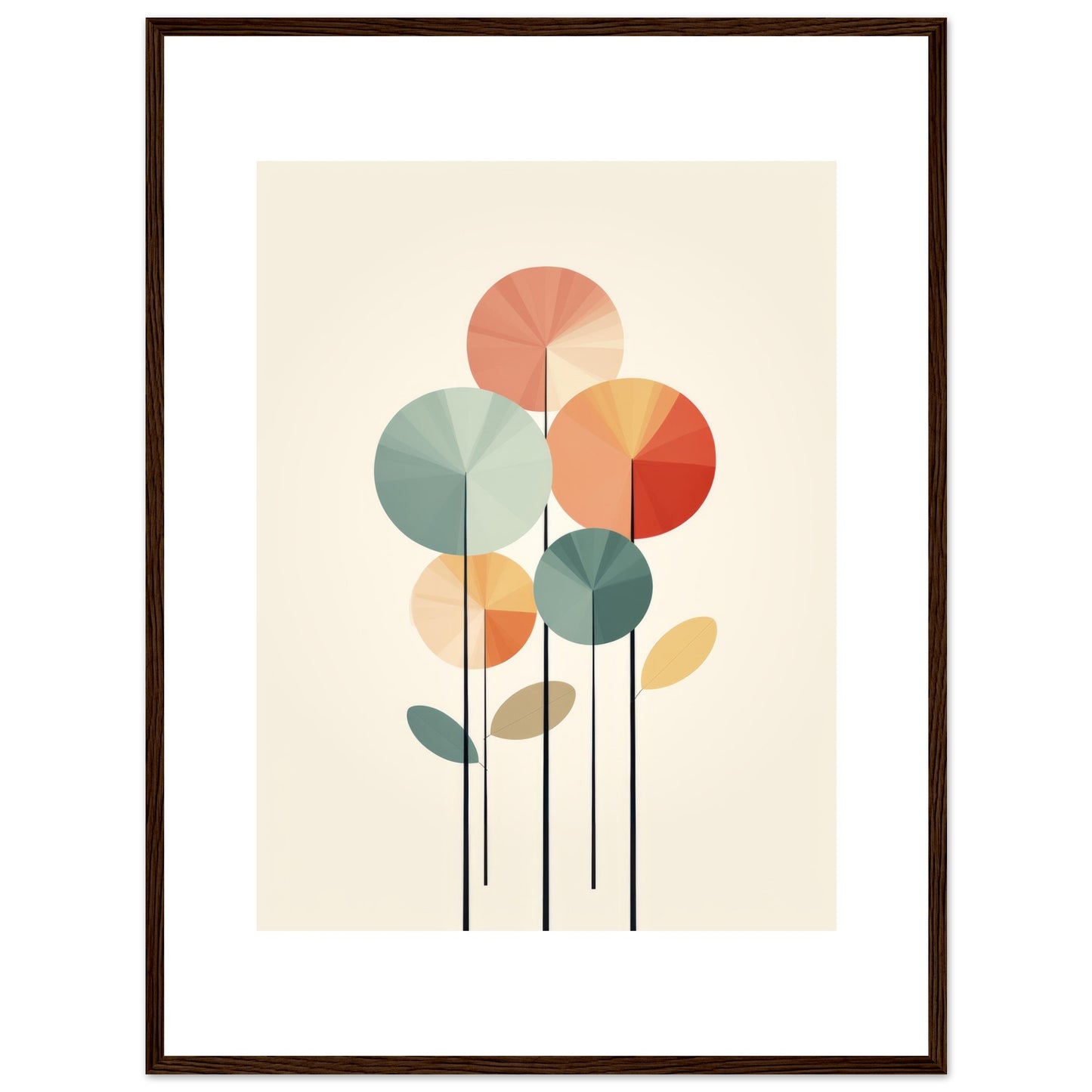 Flowers - MInimalist Floral Wall Art Print