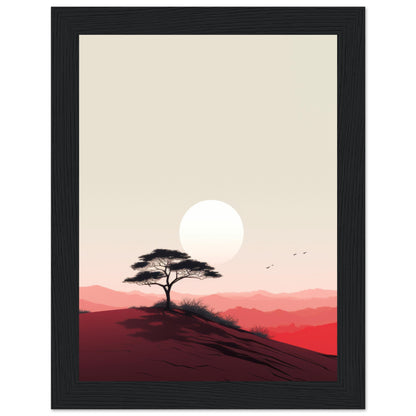 Heat - Minimalist Wall Art Print Nature Tree