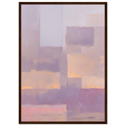 Flickenteppich -  Minimalist Abstract Wall Art Print Pink Purple