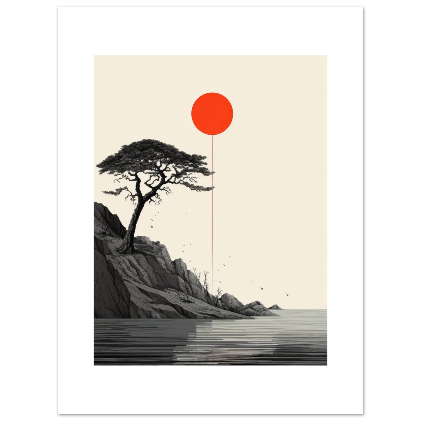 Cold - Minimalist Nature Wall Art Print