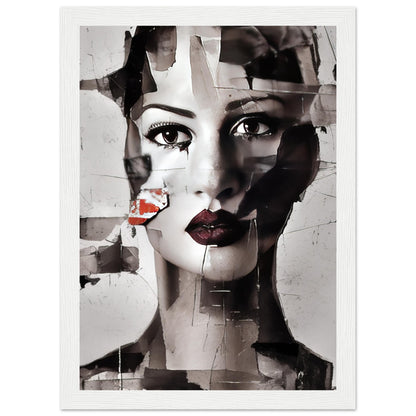 Put Together - Abstract Wall Art Collage Woman Face