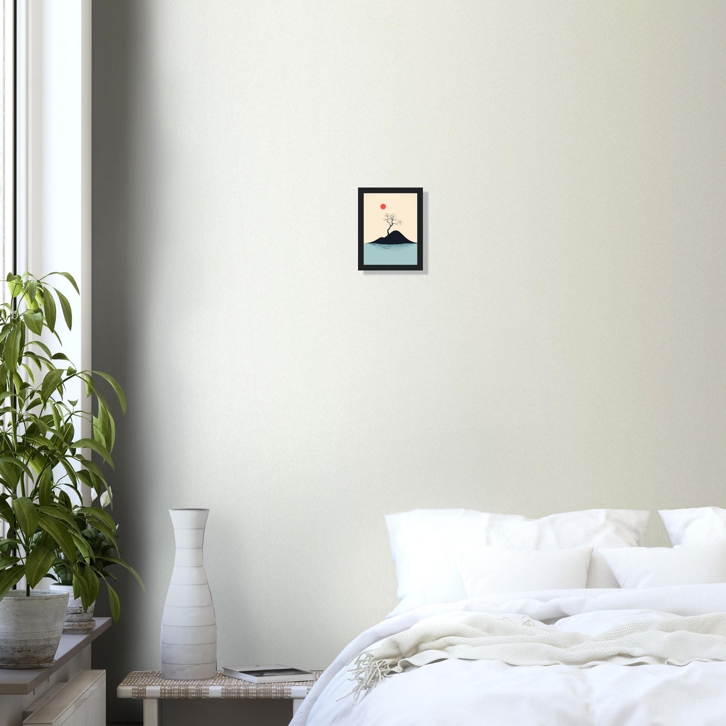 Long Distance - Minimalist Wall Art Print Nature Tree Island