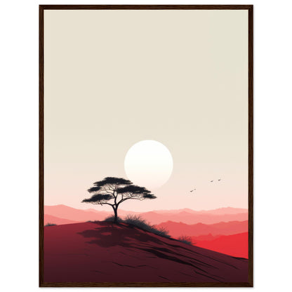 Heat - Minimalist Wall Art Print Nature Tree