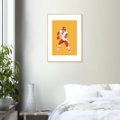 Finding The Moment - Patrick Mahomes Graphic Print