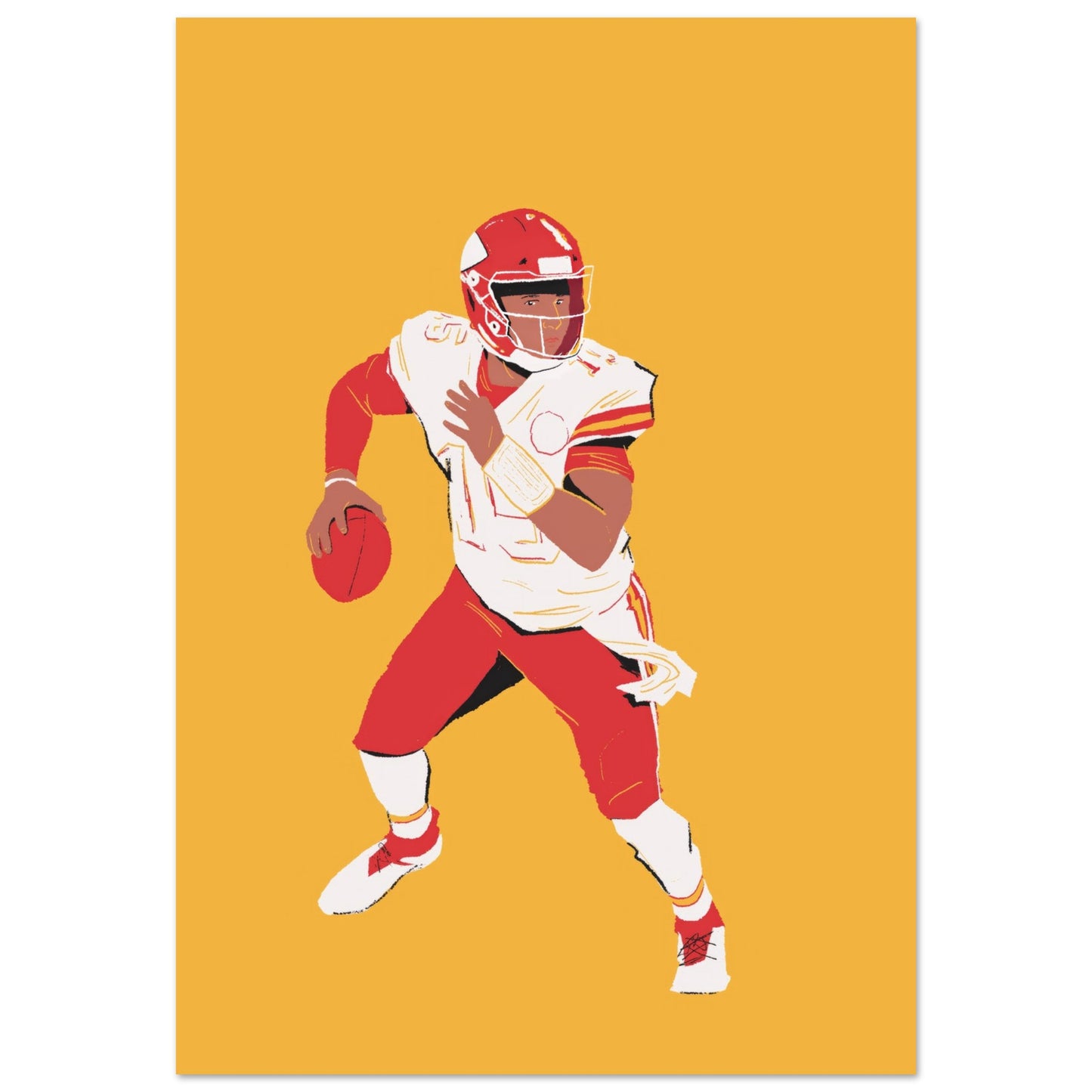 Finding The Moment - Patrick Mahomes Graphic Print