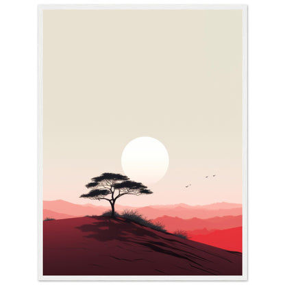 Heat - Minimalist Wall Art Print Nature Tree