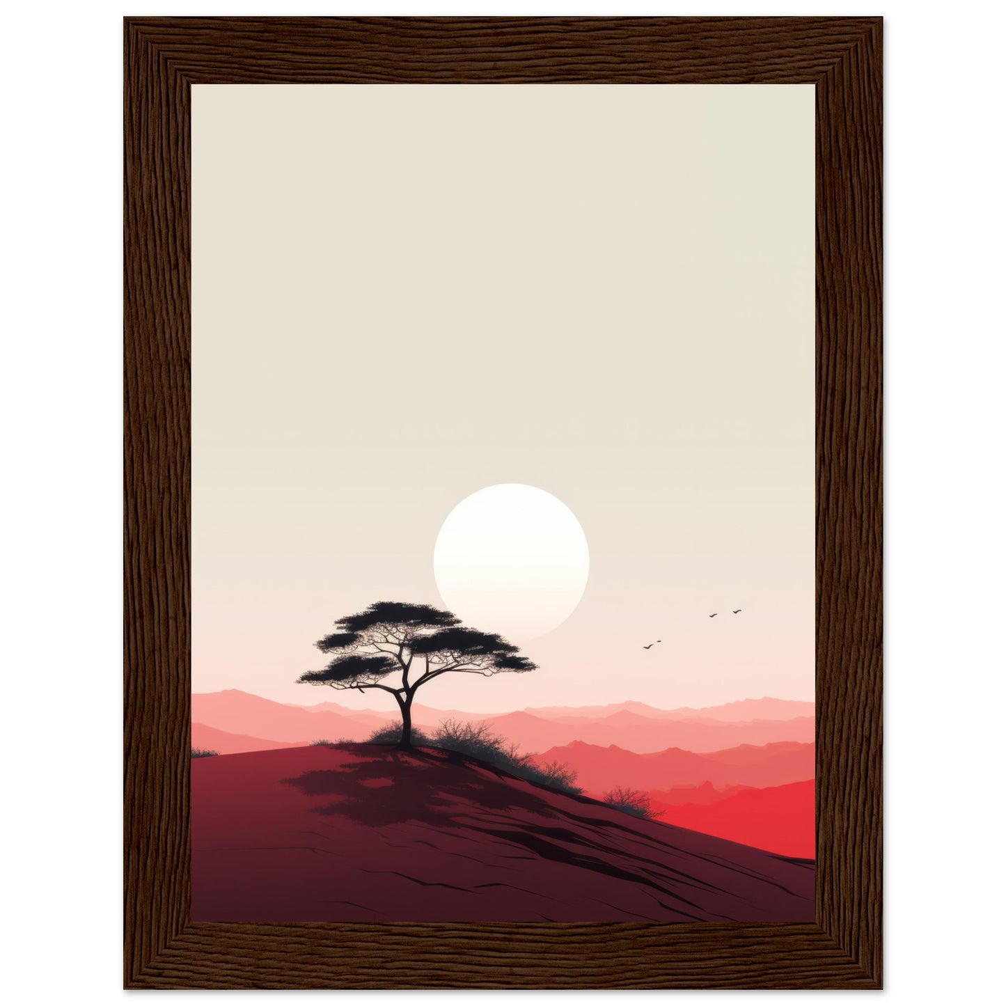 Heat - Minimalist Wall Art Print Nature Tree