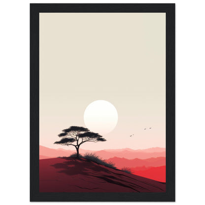 Heat - Minimalist Wall Art Print Nature Tree