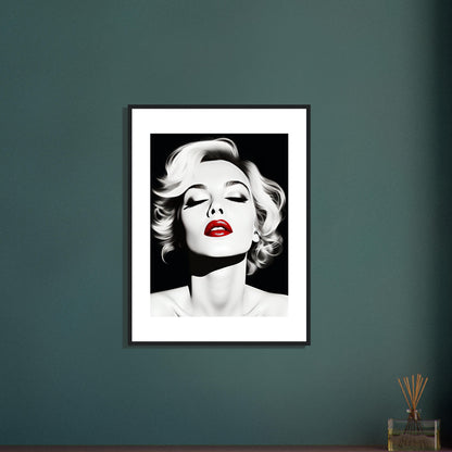 M.M. - Marilyn Monroe Minimalist Wall Art Print