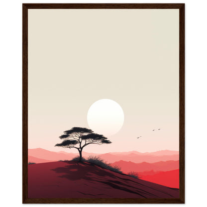 Heat - Minimalist Wall Art Print Nature Tree