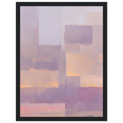 Flickenteppich -  Minimalist Abstract Wall Art Print Pink Purple