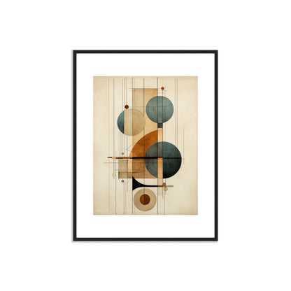 Clockwork I - Geometric Abstract Wall Art Print