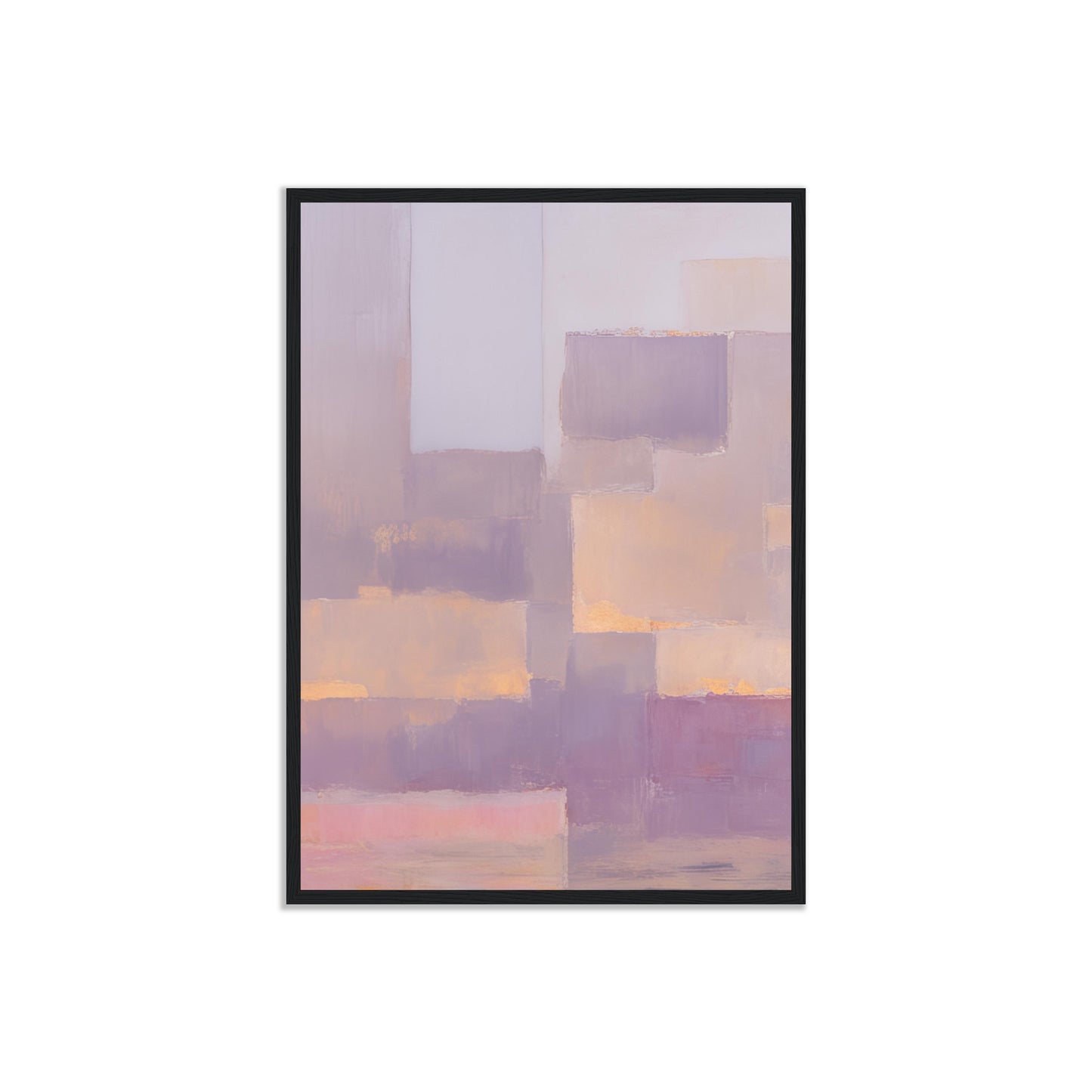 Flickenteppich -  Minimalist Abstract Wall Art Print Pink Purple