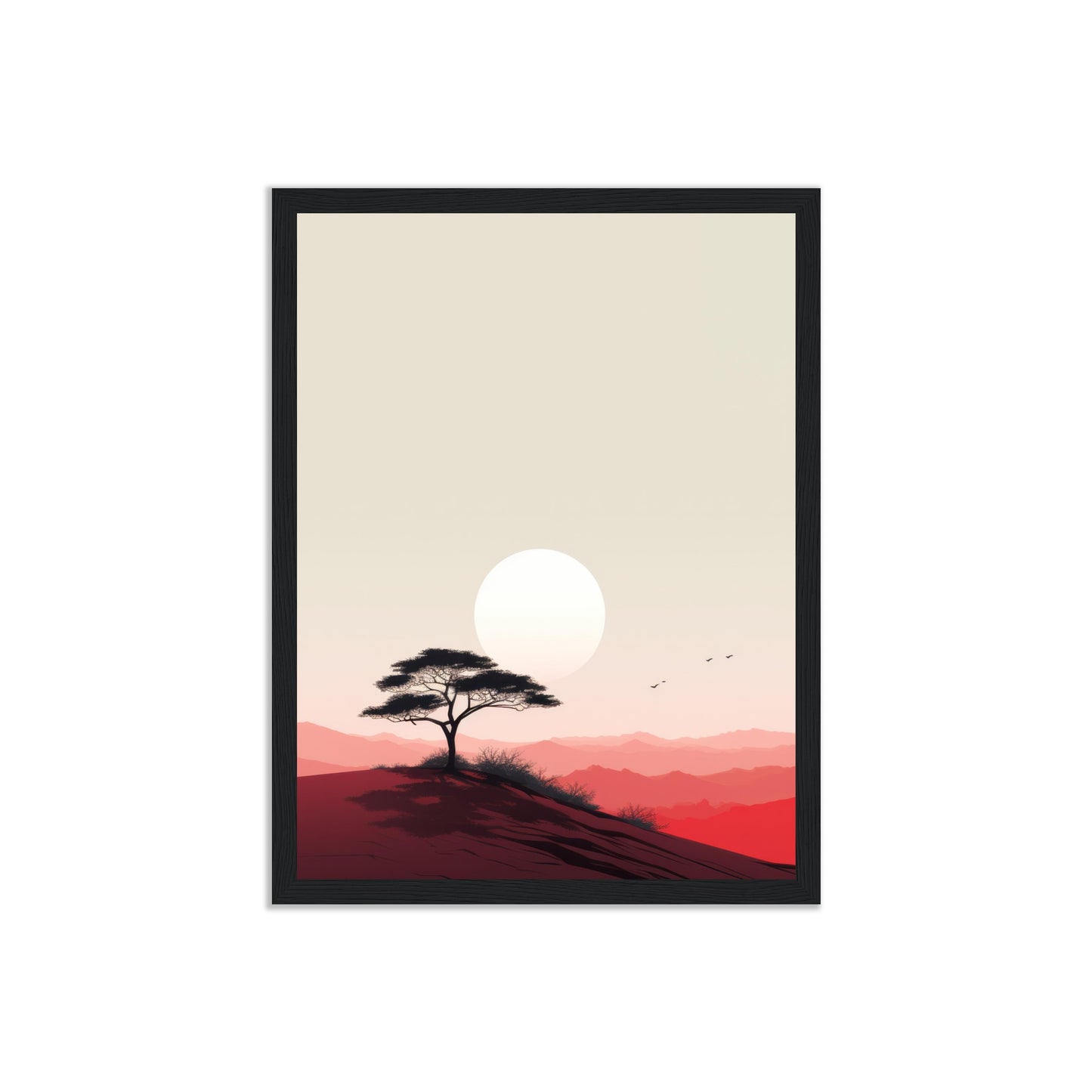 Heat - Minimalist Wall Art Print Nature Tree