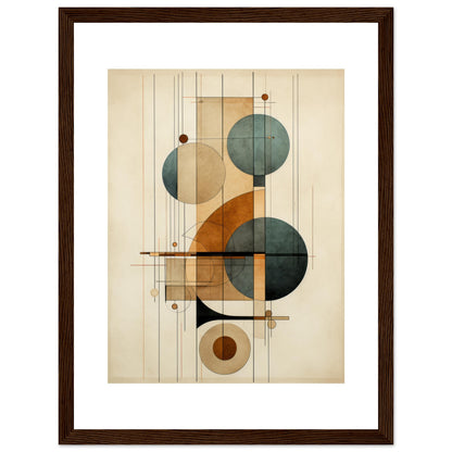 Clockwork I - Geometric Abstract Wall Art Print