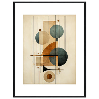 Clockwork I - Geometric Abstract Wall Art Print