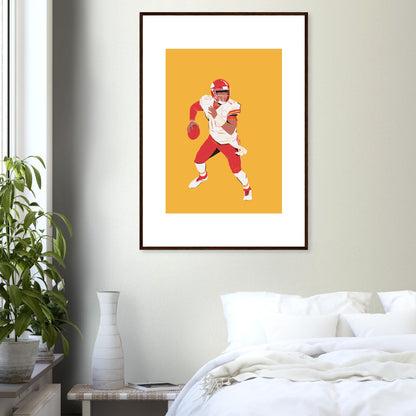 Finding The Moment - Patrick Mahomes Graphic Print