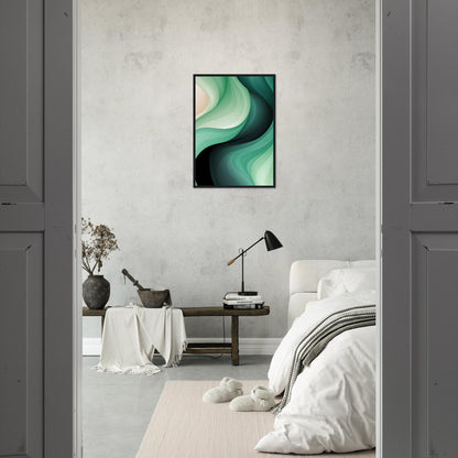 Shades of Green - Modern Contemporary Abstract Wall Art Green