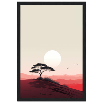 Heat - Minimalist Wall Art Print Nature Tree